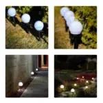 GLOBOSTAR® SOLARGLOBE 71472 Διακοσμητικό Φωτιστικό Κήπου LED 1W 50lm 240° DC 5V με Φωτοβολταϊκό Panel 5V 0.1W & Επαναφορτιζόμενη Μπαταρία Li-ion 3.2V 300mAh Αδιάβροχο IP65 Ψυχρό Λευκό 6000K - Μ10 x Π10 x Υ33cm - 2 Χρόνια Εγγύηση - Image 5