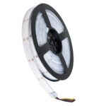 GLOBOSTAR® BEE 73416 Ταινία LED 18W/m 1980lm/m 120° DC 24V Αδιάβροχη IP67 840 x COB Chip/m Πολύχρωμο RGBW+WW Dimmable - Sanan COB Chip - Μ500 x Π1.2 x Υ0.2cm - Ρολό 5 Μέτρων - 5 Χρόνια Εγγύηση - Image 2