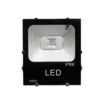 GLOBOSTAR® RGBFLOOD 75602 Προβολέας με IR Ασύρματο Χειριστήριο LED 50W 3250lm 120° AC 220-240V Αδιάβροχο IP66 Πολύχρωμο RGB Dimmable - Μαύρο Ματ - Μ28.5 x Π23.5 x Υ10cm - 2 Χρόνια Εγγύηση - Image 2