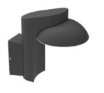 inLight Wabash LED 7W 3CCT Outdoor Wall Lamp Black D:13cm (80208310)