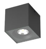 inLight Monument 1xGU10 Outdoor Down Wall Lamp Anthracite D:8cm (80301044)