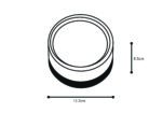 inLight Ceiling LED 9W 3CCT Outdoor Ceiling Light black D:14cmx7,8cm (80301050) - Image 2