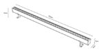 inLight Acadia mega LED 48W RGB 3CCT Wall Washer Silver D:100cm (80700315) - Image 2