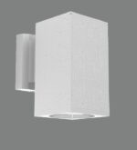 inLight Elarbee E27 Outdoor Wall Lamp with Up or Down light in White (80203824)