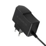 GLOBOSTAR® VOLTIX GLB-107-0001 Τροφοδοτικό/Μετασχηματιστής Class II SELV 12W 1A AC 220-240V σε DC 12V IP20 - Μαύρο Ματ - Μ7.3 x Π4 x Υ2.8cm - 3 Χρόνια Εγγύηση