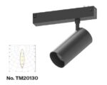 Inlight Φωτιστικό spot LED 18W, 3CCT, 24° για μαγνητική ράγα 220V, σε μαύρη απόχρωση D:5,5x12cm (TM20130)