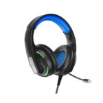 XO GE-09 Static RGB Mic Game Ακουστικά USB+3.5 (με καλώδιο προσαρμογέα) - Image 3