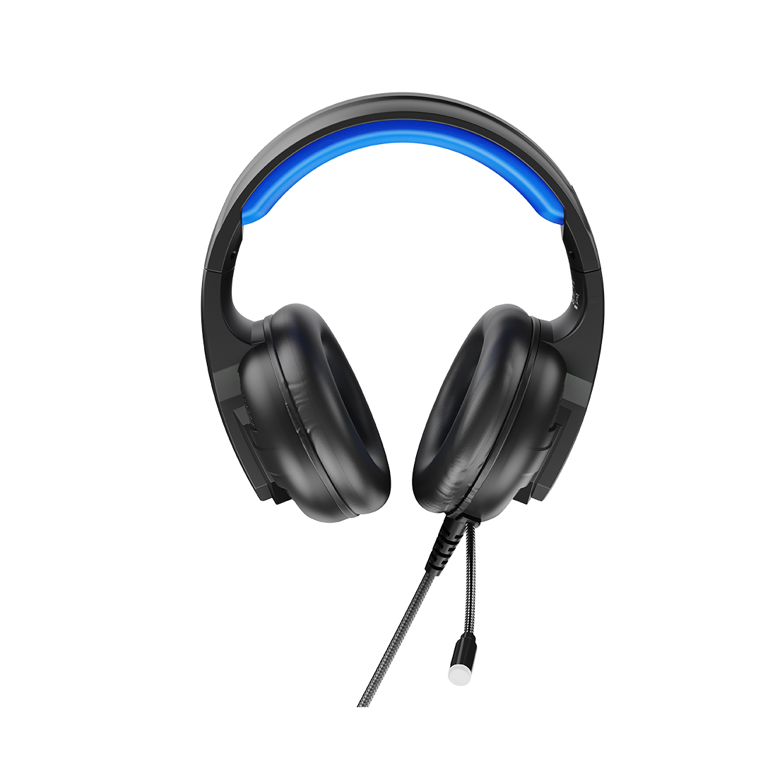 ge-09_2_4_ XO GE-09 Static RGB Mic Game Ακουστικά USB+3.5 (με καλώδιο προσαρμογέα) - Image 1