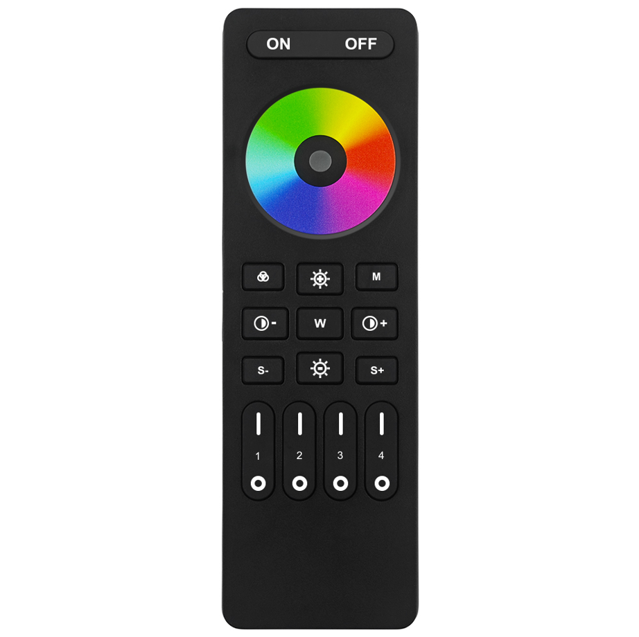 0002953_0 evivak Τηλεχειριστήριο για ταινία LEDRGB/RGBW/RGB+CCT 2.4G RF (4 channels) - Image 1