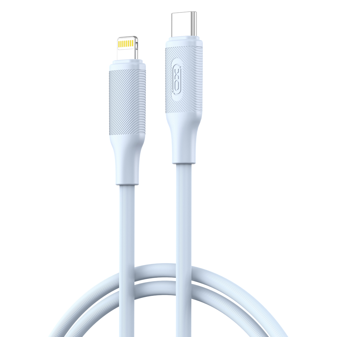 01_7__1 XO NB-Q265A PD 27W Type-C Σε Lightning Μινιμαλιστικό Καλώδιο (Μπλε) - Image 1