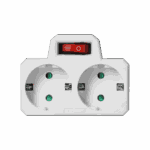 Redpoint ADAPTOR ΑΣΦΑΛΕΙΑΣ ΑΠΟ ΣΟΥΚΟ ΣΕ ΔΥΟ ΣΟΥΚΟ + ΔΙΑΚΟΠΤΗΣ (Κατασκευή Κίνα) - Image 3