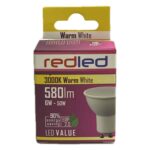 Redpoint GU10 VALUE LED 6W WARM 2.0(κατασκευή Κίνα) - Image 3