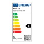 Redpoint GLOBE LED G95 FILAMENT Ε27 6W DIM. WARM GOLDEN 100 lm/w 360o 2.0(κατασκευή Κίνα) - Image 2