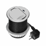 Redpoint 9040 ΧΩΝΕΥΤΗ ΠΡΙΖΑ ΓΡΑΦΕΙΟΥ ΣΟΥΚΟ ΚΑΠΑΚΙ+1 USB TYPE-C 20W + 1,8m ΚΑΛΩΔΙΟ&ΦΙΣ 70/85 (Φ62) ΑΣΗΜΙ ORNO - Image 4