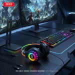 XO GE10 Gaming Ενσύρματα Ακουστικά RGB με Μικρόφωνο Μαύρα - Image 4