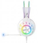 XO GE10 Gaming Ενσύρματα Ακουστικά RGB με Μικρόφωνο Λευκά - Image 2