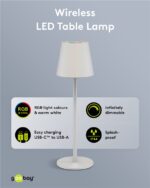 Goobay Ασύρματο Επιτραπέζιο Φωτιστικό LED RGBW 1 m - Image 15
