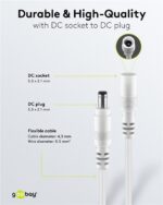 Goobay Καλώδιο Επέκτασης Τροφοδοσίας DC 10m Λευκό - Image 5