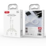 XO NB-Q310 Καλώδιο Φόρτισης & Μεταφοράς Δεδομένων με Πέρλες Type-C σε Type-C (60W) & Lighting (27W) 1m - Image 3