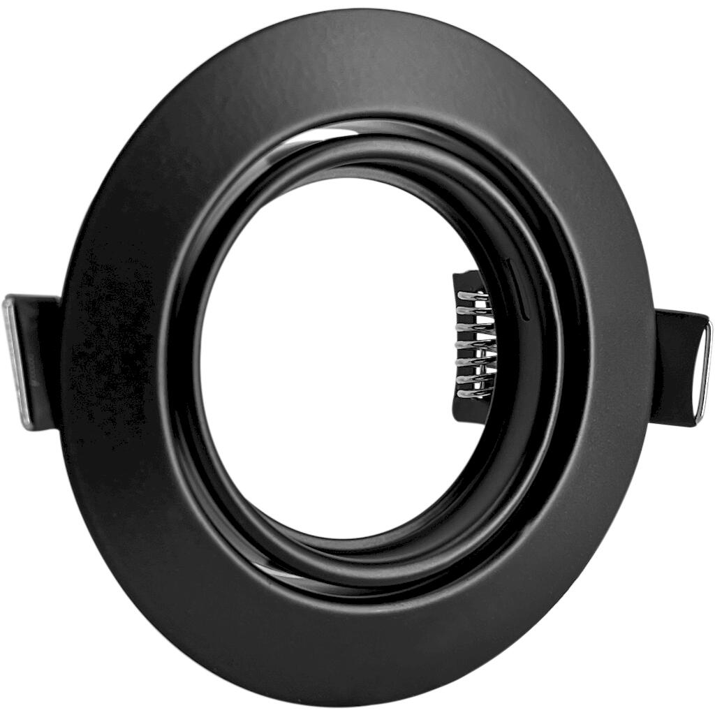 SP78MBL_3 Geyer Ρυθμιζόμενο στρογγυλό σποτ GU10 μαύρο matt - Image 1