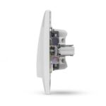 Entac 106 Arnold Recessed alternative wall switch White - Image 3