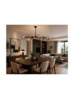 NG Lighting Κρεμαστό Φωτιστικό Μαύρο Ράγα με Ντουί G9 100x70εκ. - Image 2