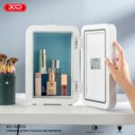 XO CZ015 Μίνι Ψυγείο διπλής χρήσης για το σπίτι και το αυτοκίνητο με καθρέφτη μακιγιάζ 8 λίτρων - Image 4