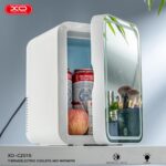 XO CZ015 Μίνι Ψυγείο διπλής χρήσης για το σπίτι και το αυτοκίνητο με καθρέφτη μακιγιάζ 8 λίτρων - Image 3