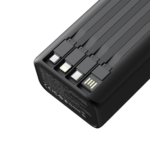 XO PR285 Powerbank PD20W & QC22.5W με 4 Ενσωματομένα Καλώδια & Φωτισμό LED 30.000mAh - Image 3