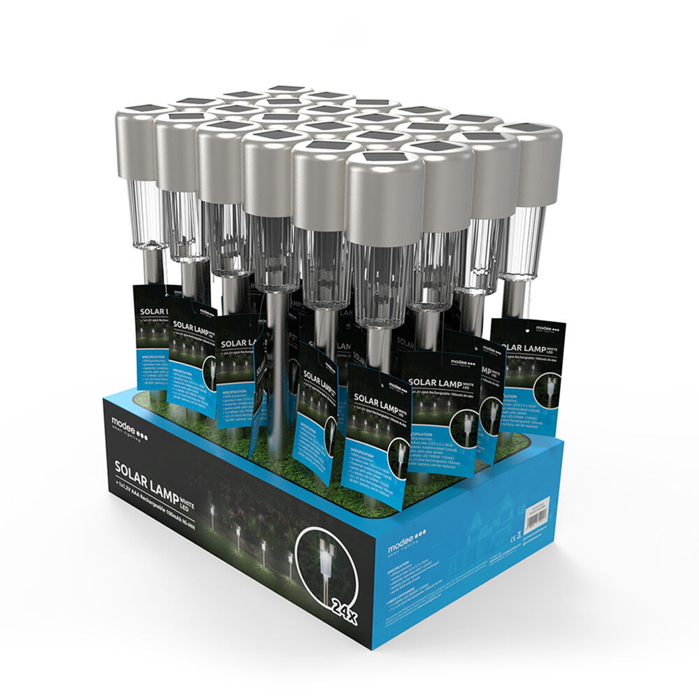 media-1645102793872 Modee Lighting LED Ηλιακό Φωτιστικό Κήπου GS001 36cm - Image 1