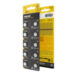 Technik Αλκαλική Μπαταρία Κουμπί Platinum AG6 / LR69 / 171 / 371 1.5V B10 - Image 2