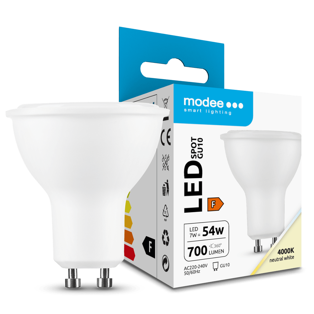media-1771851086613 Modee Lighting LED Spot Λαμπτήρας 7W GU10 4000K ERP - Image 1