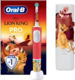 Oral-B Vitality Pro Παιδική Ηλεκτρική Οδοντόβουρτσα με Χρονόμετρο για 3+ Χρονών Lion King  & Θήκη Ταξιδιού