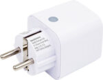 Πρίζα Shelly Plug M Gen3 – Wi-Fi + Bluetooth, έξυπνη πρίζα συμβατή με Matter με παρακολούθηση κατανάλωσης ενέργειας, λευκή