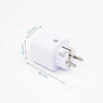 Πρίζα Shelly Plug M Gen3 – Wi-Fi + Bluetooth, έξυπνη πρίζα συμβατή με Matter με παρακολούθηση κατανάλωσης ενέργειας, λευκή - Image 3
