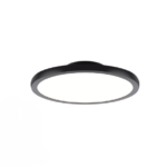 InLight Φωτιστικό Σποτ Οροφής LED 12W, 3CCT, Μαύρο, 120° D:18x4cm (9093-Black)