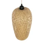 GLOBOSTAR® SAN TROPEZ 00764 Boho Κρεμαστό Φωτιστικό Οροφής με Ντουί 1 x E27 AC 220-240V IP20 - Μπεζ - Μ23 x Π23 x Υ42cm - Image 6