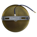 GLOBOSTAR® SARA 00847 Μοντέρνο Φωτιστικό Οροφής με Ντουί 1 x E27 AC 220-240V IP20 - Χρυσό Βούρτσας - Μ10 x Π10 x Υ10.3cm - Image 5