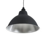 GLOBOSTAR® LOUVE 01176 Vintage Κρεμαστό Φωτιστικό Οροφής με Ντουί 1 x E27 AC 220-240V IP20 - Μαύρο - Μ40 x Π40 x Υ30cm - Image 6