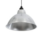 GLOBOSTAR® LOUVE 01178 Vintage Κρεμαστό Φωτιστικό Οροφής με Ντουί 1 x E27 AC 220-240V IP20 - Ασημί - Μ40 x Π40 x Υ30cm - Image 6