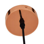 GLOBOSTAR® DIXAR 01461 Μοντέρνο Κρεμαστό Φωτιστικό Οροφής με Ντουί 1 x E27 AC 220-240V IP20 - Χάλκινο - Μ28 x Π28 x Υ40cm - Image 6