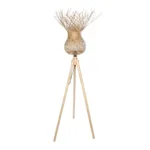 GLOBOSTAR® POPPY 01984 Boho Επιδαπέδιο Φωτιστικό με Ντουί 1 x E27 AC 220-240V IP20 - Μπεζ - Μ58 x Π58 x Υ168cm - Image 5