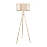 GLOBOSTAR® POPPY 01988 Boho Επιδαπέδιο Φωτιστικό με Ντουί 1 x E27 AC 220-240V IP20 - Μπεζ - Μ58 x Π58 x Υ145cm - Image 4