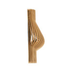 GLOBOSTAR® MIHIRO 02174 Boho Φωτιστικό Τοίχου - Απλίκα με Ντουί 1 x E27 AC 220-240V IP20 - Μπεζ - Μ25 x Π13 x Υ40cm - Image 5