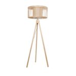 GLOBOSTAR® POPPY 01988 Boho Επιδαπέδιο Φωτιστικό με Ντουί 1 x E27 AC 220-240V IP20 - Μπεζ - Μ58 x Π58 x Υ145cm - Image 2