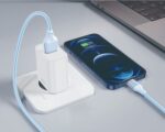 XO NB291 Καλώδιο Φόρτισης & Μεταφοράς Δεδομένων USB-A σε Lighting Πλεκτό 6A Μπλε 1m - Image 2
