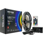 Geyer LED Strip KIT 14.4W 12V RGB IP20 3m + RGB Controller + Driver - Image 2