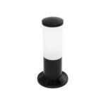 GloboStar® GARDENIO 203-0249 Μοντέρνο Επιδαπέδιο Φωτιστικό Κολωνάκι Κήπου Μονόφωτο 1 x E27 IP44 Μαύρο Πλαστικό - Μ15 x Π15 x Υ31cm - Image 2