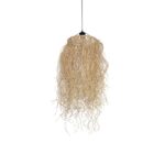 GLOBOSTAR® PIOVERE 205-0078 Boho Κρεμαστό Φωτιστικό Οροφής με Ντουί 1 x E27 AC 220-240V IP20 - Μπεζ - M35 x Π35 x Υ70cm - Image 2
