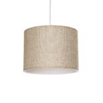 GLOBOSTAR® BLAZE 203-0107 Μοντέρνο Κρεμαστό Φωτιστικό Οροφής με Ντουί 1 x E27 AC 220-240V IP20 - Μπεζ - Μ22 x Π22 x Υ20cm - Image 2